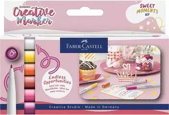Faber-Castell Goldfaber Creative Marker 1,5mm &bdquo;Sweet Moments", 6er-Set (160602)
