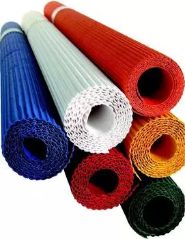 Clairefontaine Wellpappe 300g, 50x70cm, orange, 10 Bogen (195658C)
