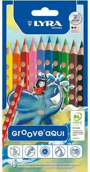 Lyra Groove Aqui Aquarellstifte Dreikant 10er-Set (L3851100)