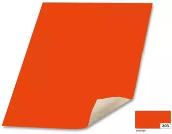 Folia Plakatkarton orange, 48x68cm, 380g, 10 St&uuml;ck (65203)