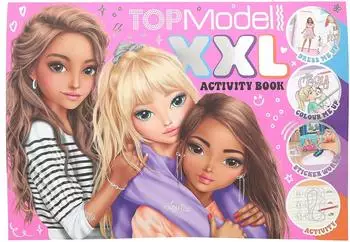 Depesche TOPModel XXL Activity Book mit Stickern und R&auml;tseln (13731)