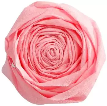 Clairefontaine Krepppapier hellrosa 60%, 2,5mx0,5m, 10 Bogen (903033C)