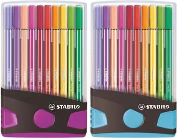 STABILO Pen 68 ColorParade Filzstifte, 20er-Set (6820-03-10-1)