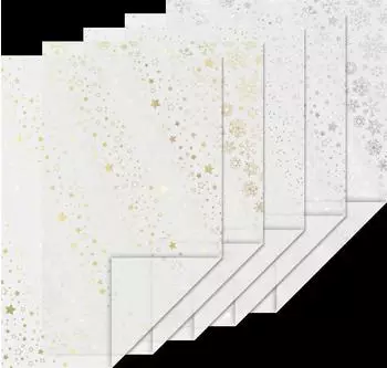 Heyda Transparentpapier-Set &bdquo;Sternenglanz" Weihnachten A4 115g/m&sup2; (204875421)