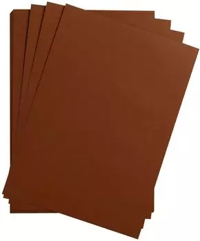 Clairefontaine Maya Bastelkarton 70x100cm 185g 25 Bogen, braun (975761C)