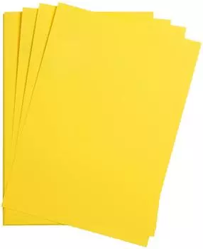Clairefontaine Maya Bastelkarton 70x100cm 185g zitronengelb, 25 Bogen (975754C)