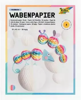 Folia Wabenpapier RAINBOW (461-77)