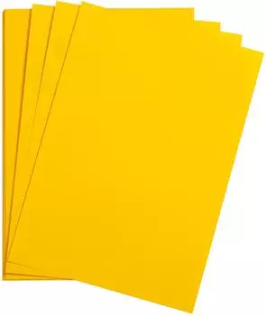 Clairefontaine Maya Bastelkarton 70x100cm 185g 25 Bogen, sonnengelb (975753C)