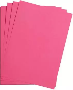 Clairefontaine Maya Bastelkarton 185g 70x100cm 25 Bogen, fuchsia (975760C)