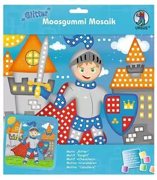 Ursus Moosgummi-Mosaik 'Glitter - Ritter'