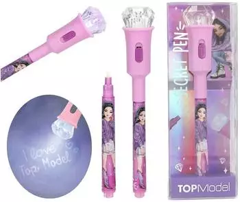 Depesche TOPModel Geheimstift mit UV-Licht, rosa, unsichtbare Tinte (13181)