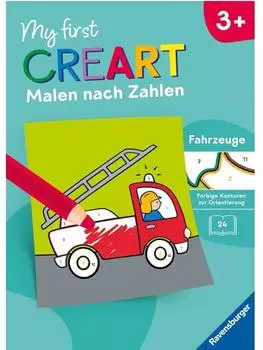 Ravensburger My first CreArt Malen nach Zahlen ab 3 - Fahrzeuge