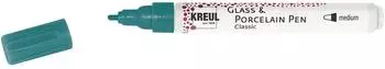 Kreul Glass & Porcelain Pen Classic medium, t&uuml;rkis, 2-4mm (16467)