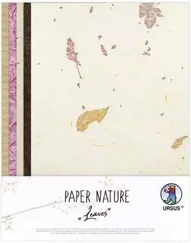 Ursus Paper Nature Leaves, 23x33cm (61620005)