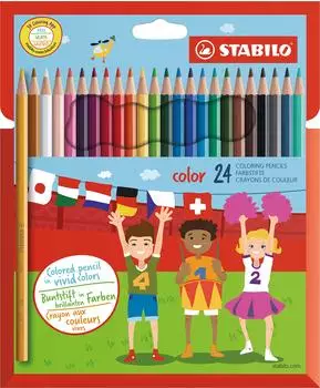 STABILO Color Buntstifte, 24er-Set (1924/77-11)