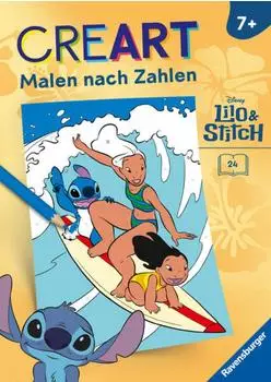 Ravensburger CreArt Malen nach Zahlen ab 7 Disney - Lilo & Stitch