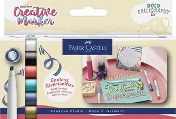 Faber-Castell Goldfaber Creative Marker-Set, 6 St&uuml;ck (FC160906)