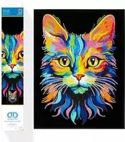 Diamond Painting Neon Katze - Neuware (Buch)