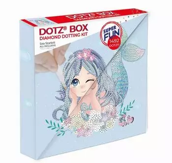 Diamond Dotz DBX077 Diamond Painting Meerjungfrau Sternchen Dotz Box, Anf&auml;nger/Kids