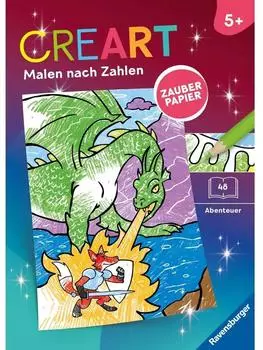 Ravensburger CreArt Malen nach Zahlen ab 5 Zauberpapier - Abenteuer