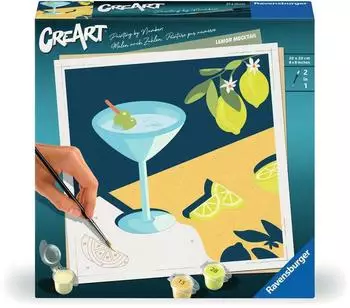 Ravensburger CreArt Adults Trend - Mocktail Zitrone