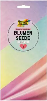 Folia Blumenseiden-Sortiment "Shades of Rainbow" 50x70cm, 20g/m&sup2; (91078)