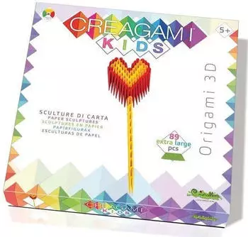 Carletto CREAGAMI 841 Origami 3D KIDS Herz 89 Teile