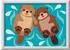 Ravensburger CreArt 12023125 - Verliebte Otter - Malen nach Zahlen