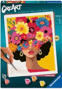 Ravensburger CreArt Adults Trend - Blühende Schönheit