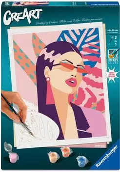 Ravensburger CreArt Adults Trend - Neon Diva