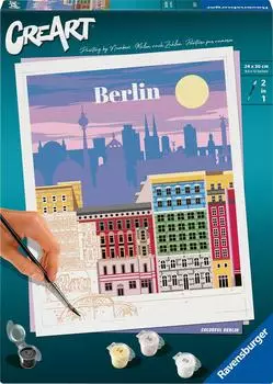 Ravensburger CreArt Adults Trend - Farbenfrohes Berlin
