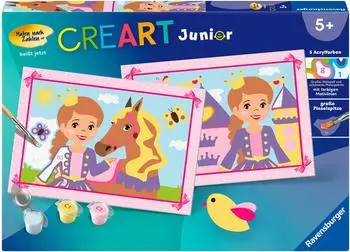Ravensburger CreArt Malen nach Zahlen Junior - Kleine Prinzessin