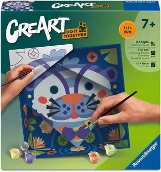 Ravensburger CreArt Malen nach Zahlen Do it together - Otter