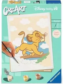 Ravensburger CreArt Adults Trend Disney Baby - Simba