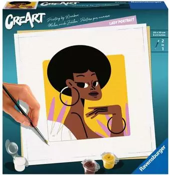Ravensburger CreArt Adults Trend - Damenportrait