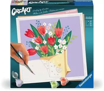 Ravensburger CreArt Adults Trend - Tulpenstrauß