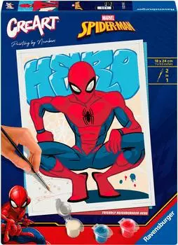 Ravensburger CreArt Adults Trend Marvel Der ultimative Spider-Man - Held der Nachbarschaft
