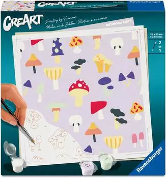 Ravensburger CreArt Malen nach Zahlen Adults Trend - Pilzparty