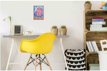 Ravensburger CreArt Malen nach Zahlen Kinder - Farbenfrohe Qualle