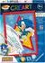 Ravensburger CreArt Malen nach Zahlen Kinder Sonic the Hedgehog - Rasender Sonic
