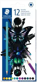 Staedtler Buntstifte &raquo;146 C Edition cool & cute&laquo; 12er-Pack mit Spitzer (146 C12 E1)