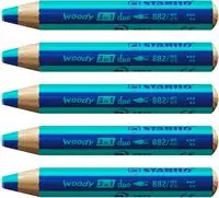 STABILO Aquarellbuntstift woody 3 in 1 duo
