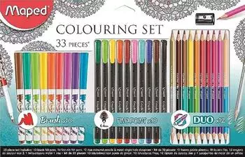 Maped Mandala-Zeichenset, 33-teilig, sortierte Farben (897417)