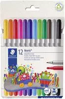 STAEDTLER Noris Club Fasermaler mit Doppelspitze 12-er Pack retail