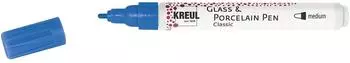 Kreul Glass & Porcelain Pen Classic medium, lapisblau, 2-4mm (16466)