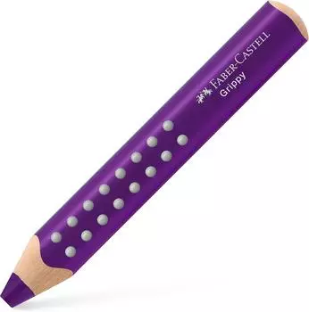 Faber-Castell Grippy Buntstift traubenlila, 10mm, 3-in-1 (110628)