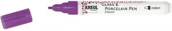 Kreul Glass & Porcelain Pen Classic medium, flieder, 2-4mm (16464)