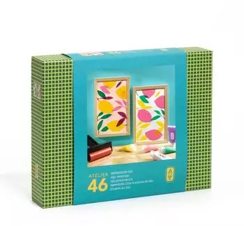 Djeco Atelier 46 Gel-Druck Zitronen