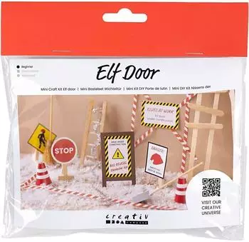 Creativ Company Obilo - Kreativ-Set Elf Door - Baustelle