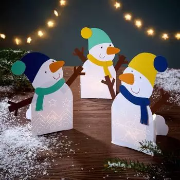HABA 2012698 Bastelset - Erstes Prickeln Schneemann